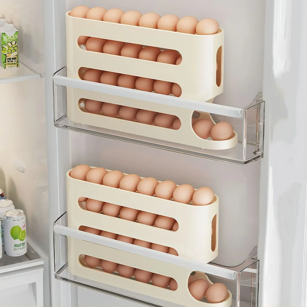 Dispensador Organizador De Huevos 4 Niveles