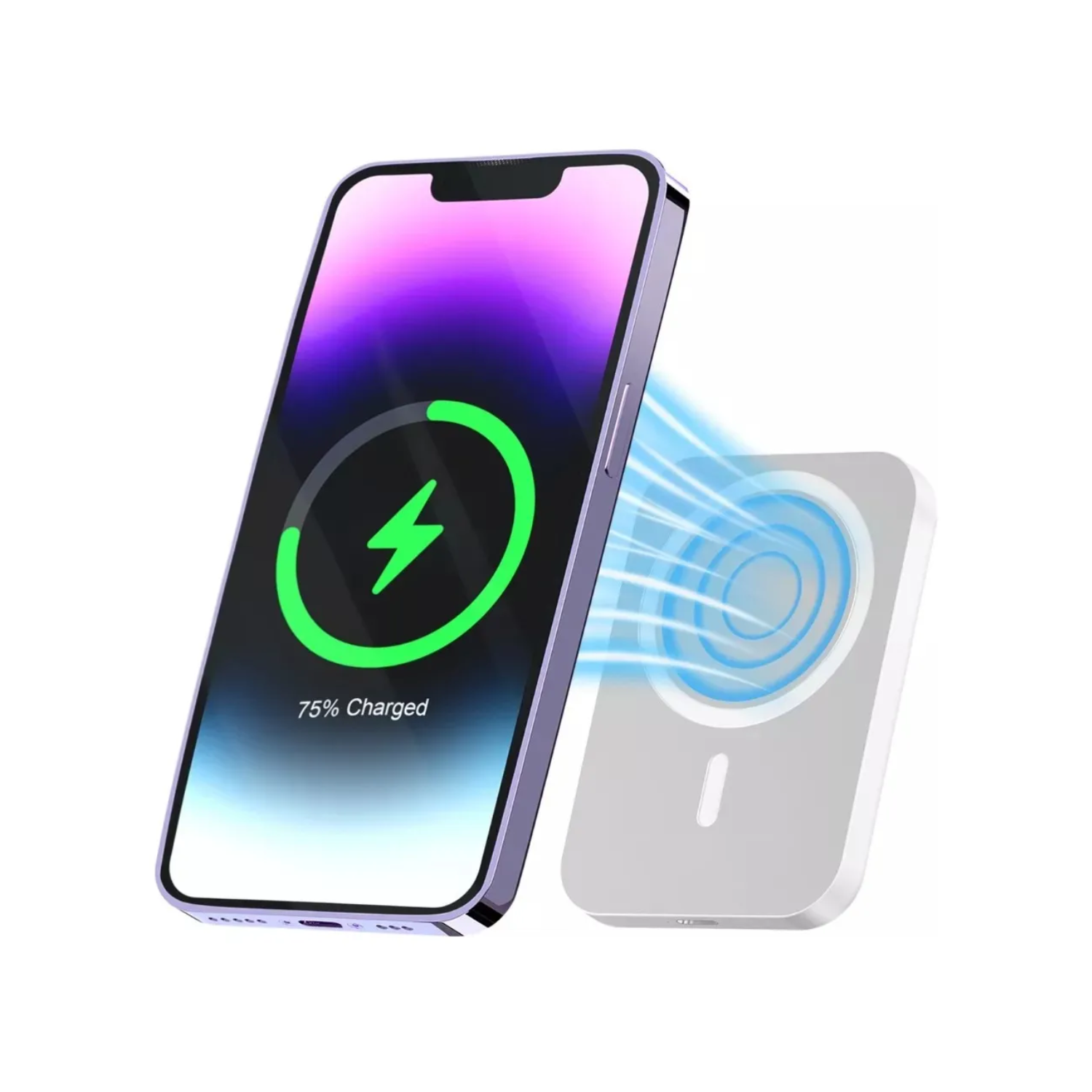 Cargador Magnetico Power Bank MagSafe Inalambrico 5000 mAh