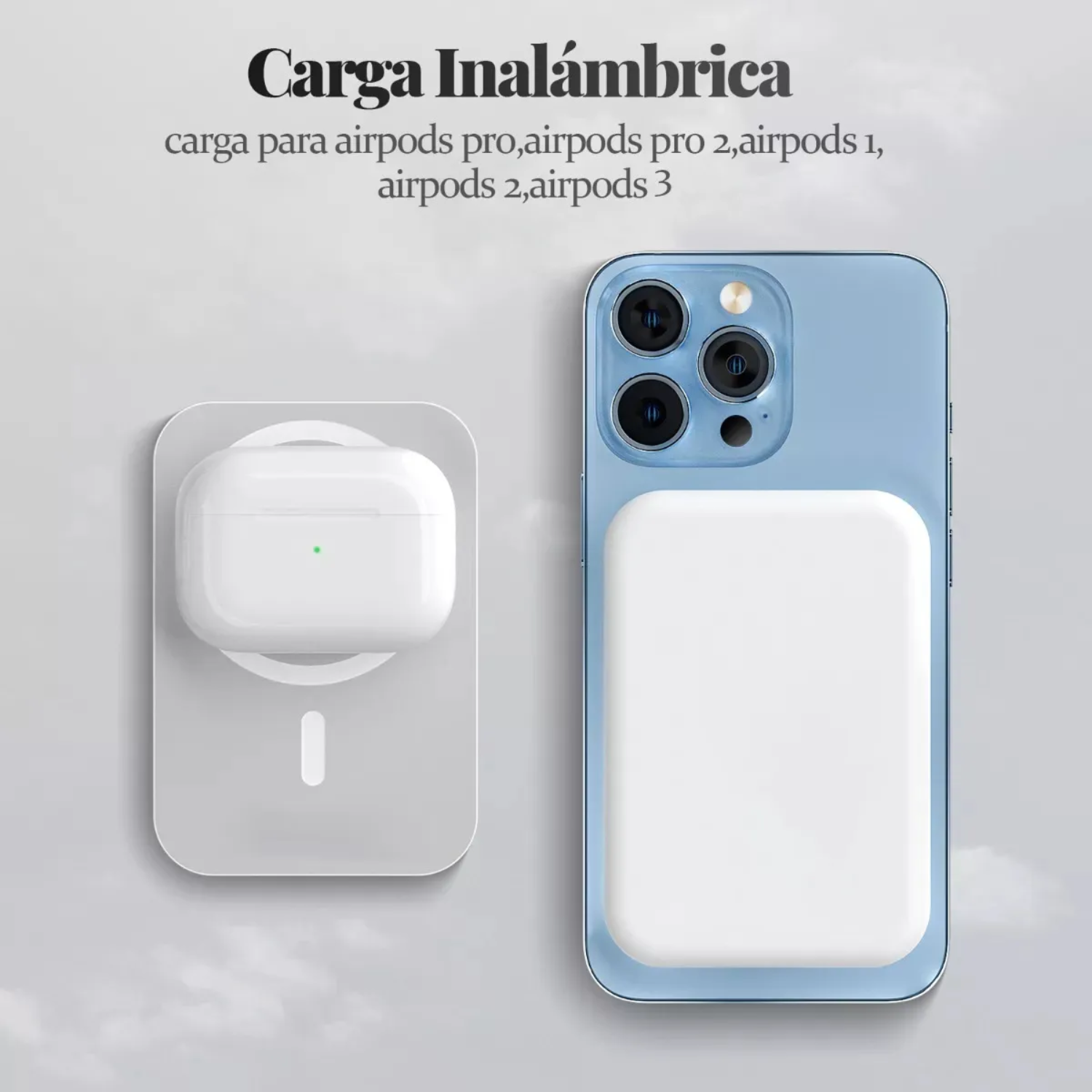 Cargador Magnetico Power Bank MagSafe Inalambrico 5000 mAh