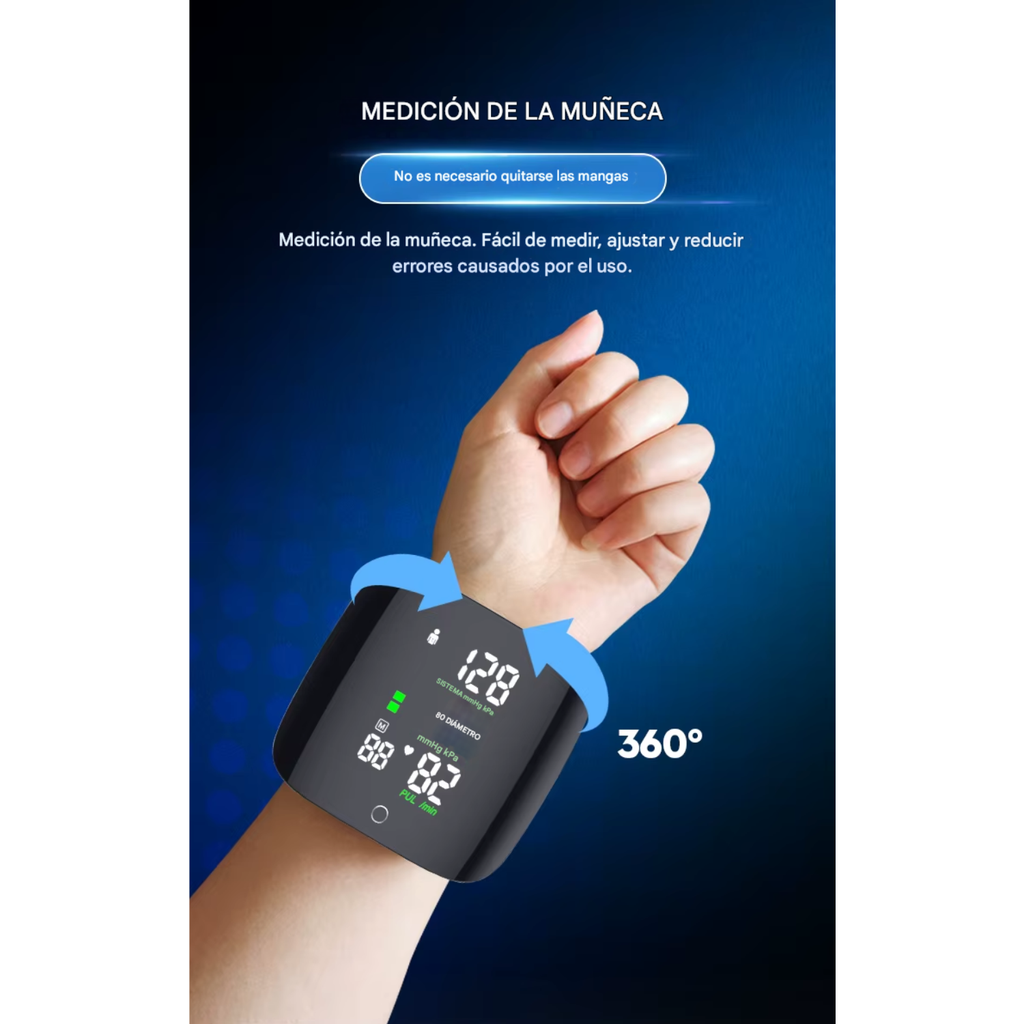 Tensiómetro digital de muñeca + Estuche